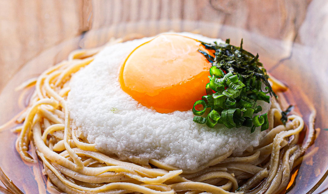 【卵かけに飽きたら】むっちりとろろの大豆麺山かけそば
